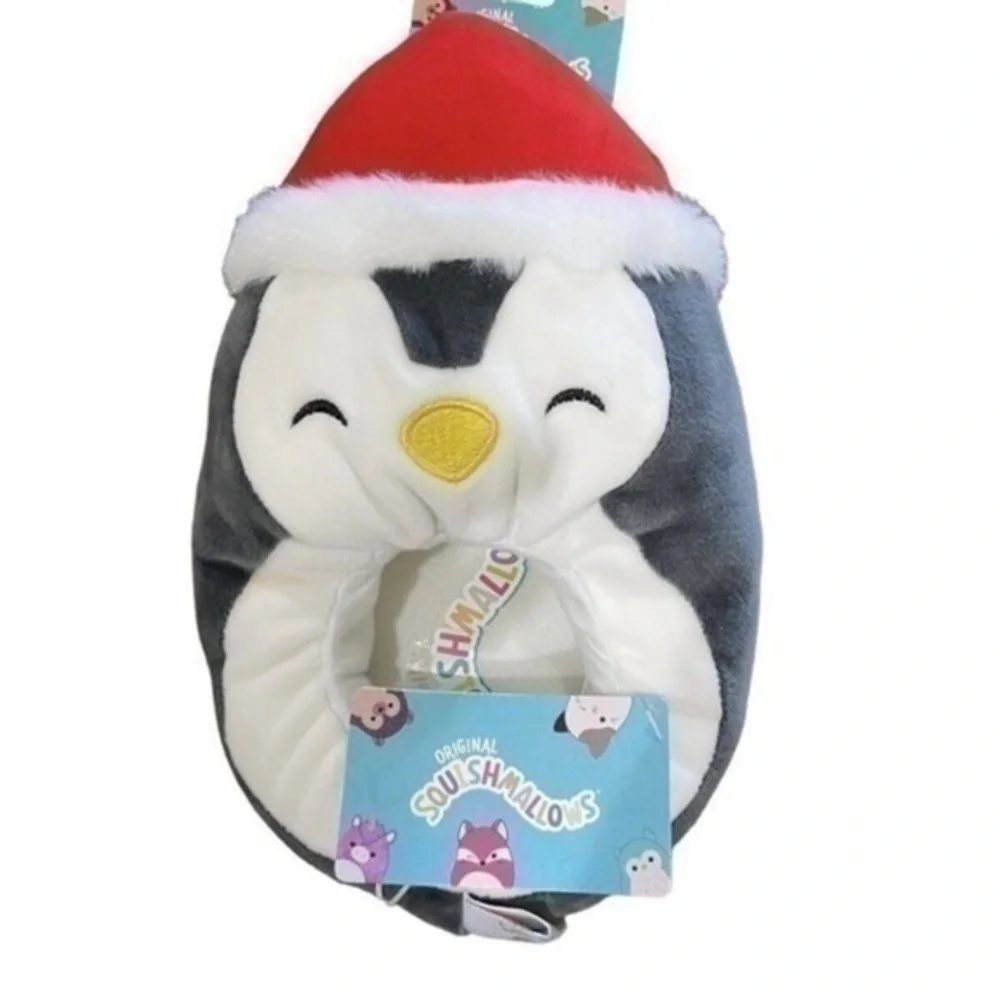 NWT. SQUISHMALLOWS Penguin Slippers